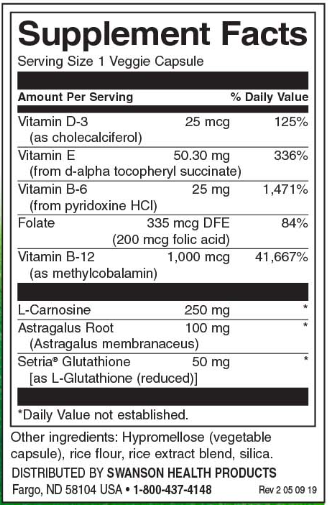 Swanson Telomere Advantage-factsheets