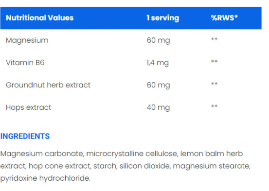 IronFlex Nutrition MgB6 Stress-factsheets