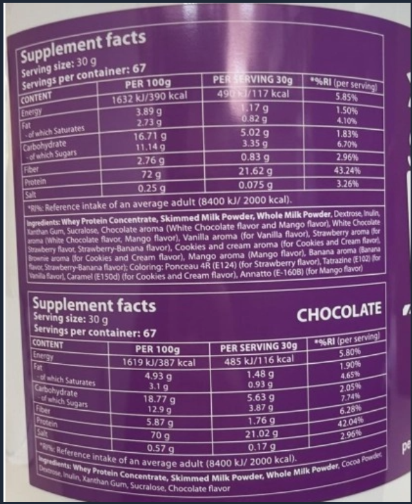Promo Stack Nutri Smart 2kg+1 FREE Protein-factsheets