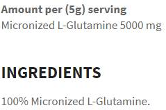 Applied Nutrition L-Glutamine Powder-factsheets