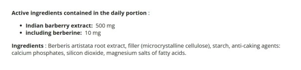 IronFlex Nutrition Berberine Extract-factsheets