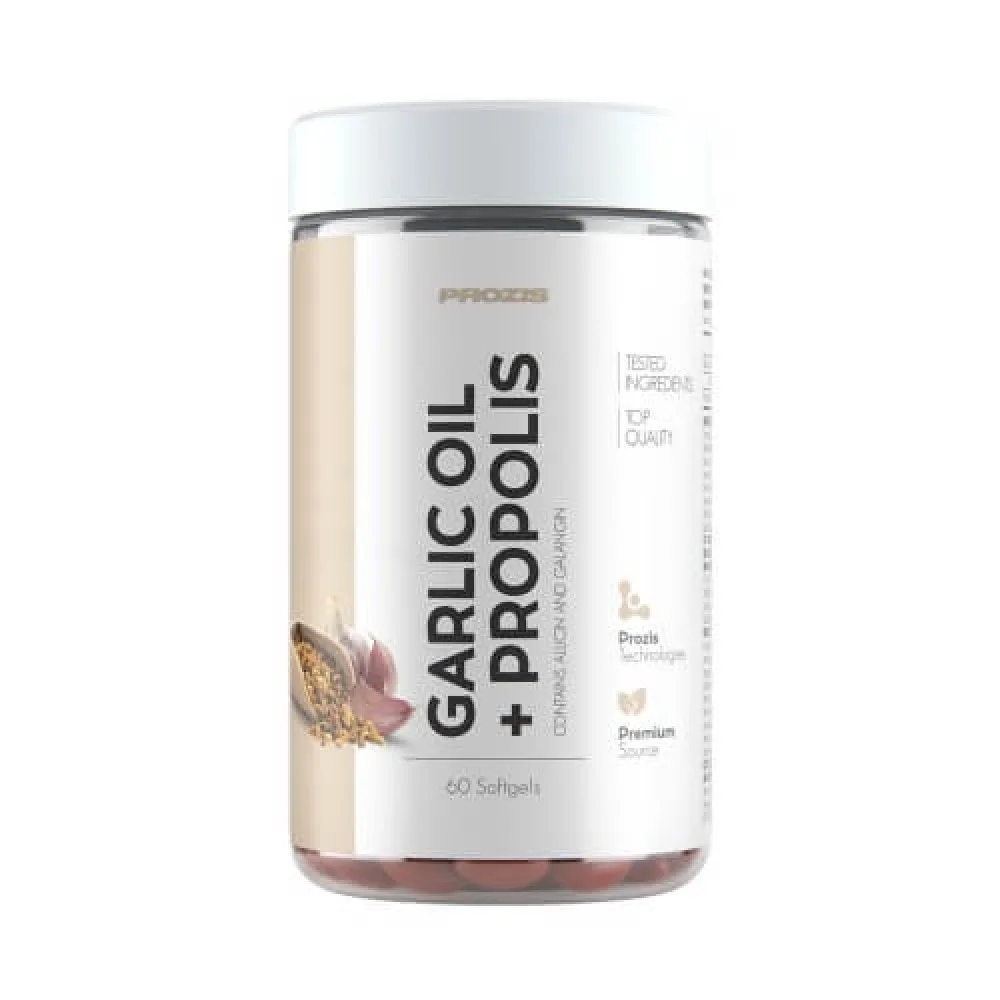 Prozis Sport GARLIC OIL + PROPOLIS 60 gel capsules
