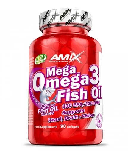 Amix Nutrition Mega Omega Fish Oil / 90 Softgels