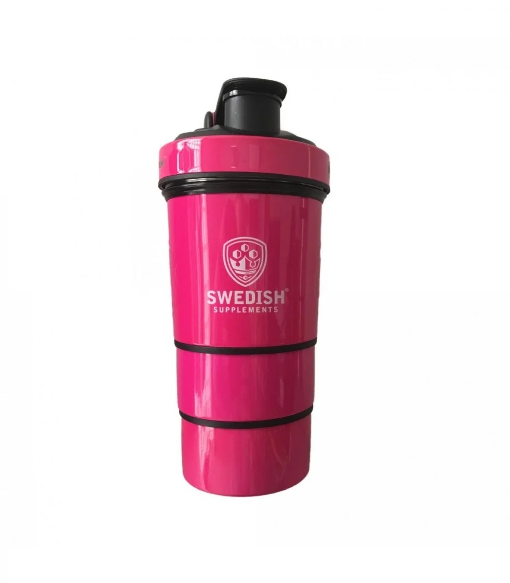 SWEDISH Supplements Metal Shaker / SWEDISH Smart Shaker with Ice Puck 500 ml