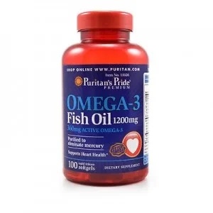 Puritan\s Pride OMEGA-3 FISH OIL 1000mg / 100 sofgels