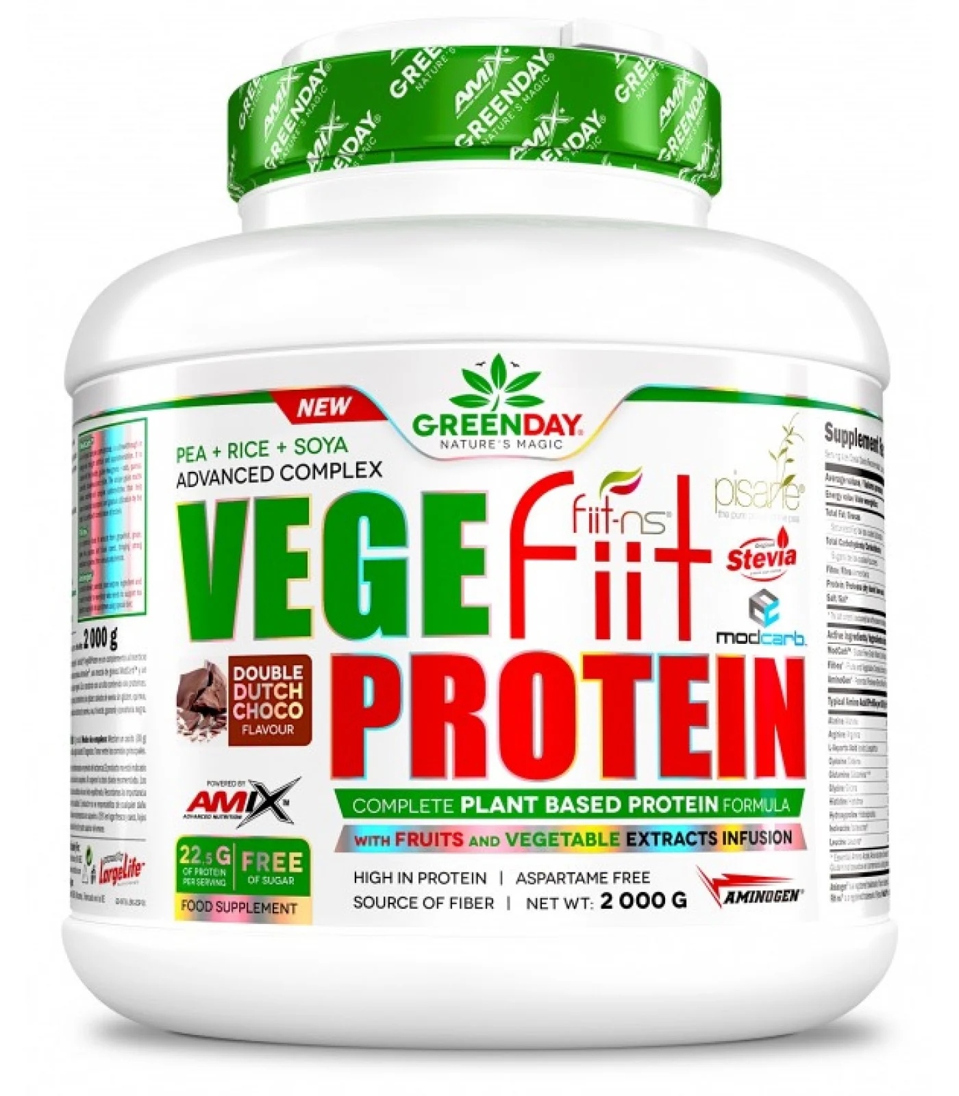 Amix Nutrition VEGEfiit PROTEIN 2000 g